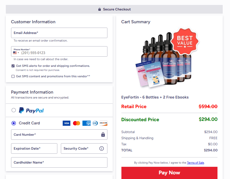 Eyefortin -secure-checkout