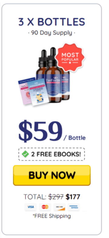 Eyefortin  3 bottle